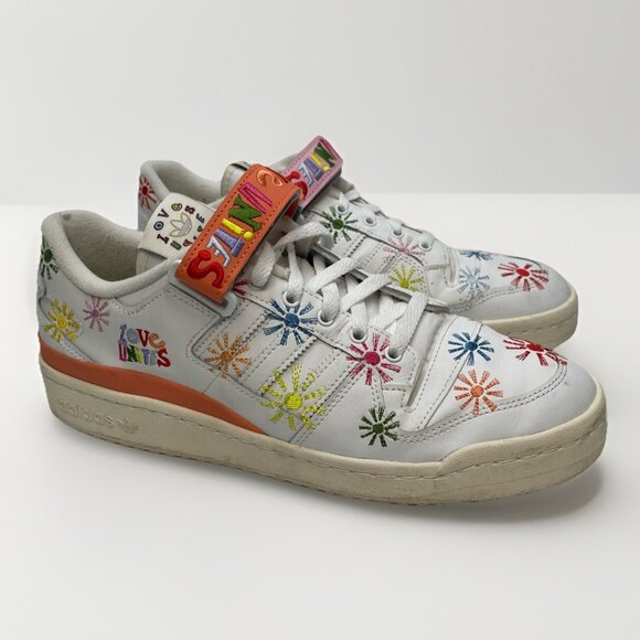 Adidas Originals Men's Forum Low Pride Pack Love Unites Sneakers GW2416 SZ 10.5 - Picture 1 of 15